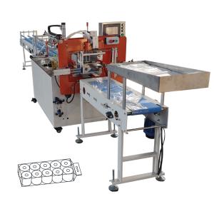 China 4KW PLC Controlled Semi Automatic Toilet Paper Packing Machine wholesale