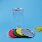 Clear Round Honey 750ML Easy Open Plastic Food Cans