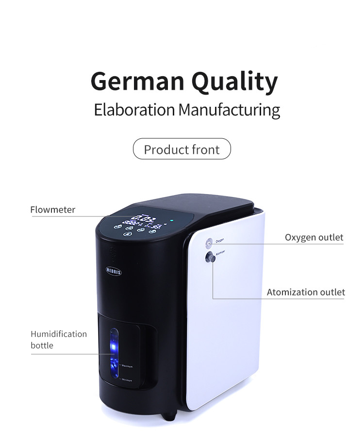 Home Oxygen Generator: Silent and Clean Compression Adsorption Medical Grade Oxygen 7L