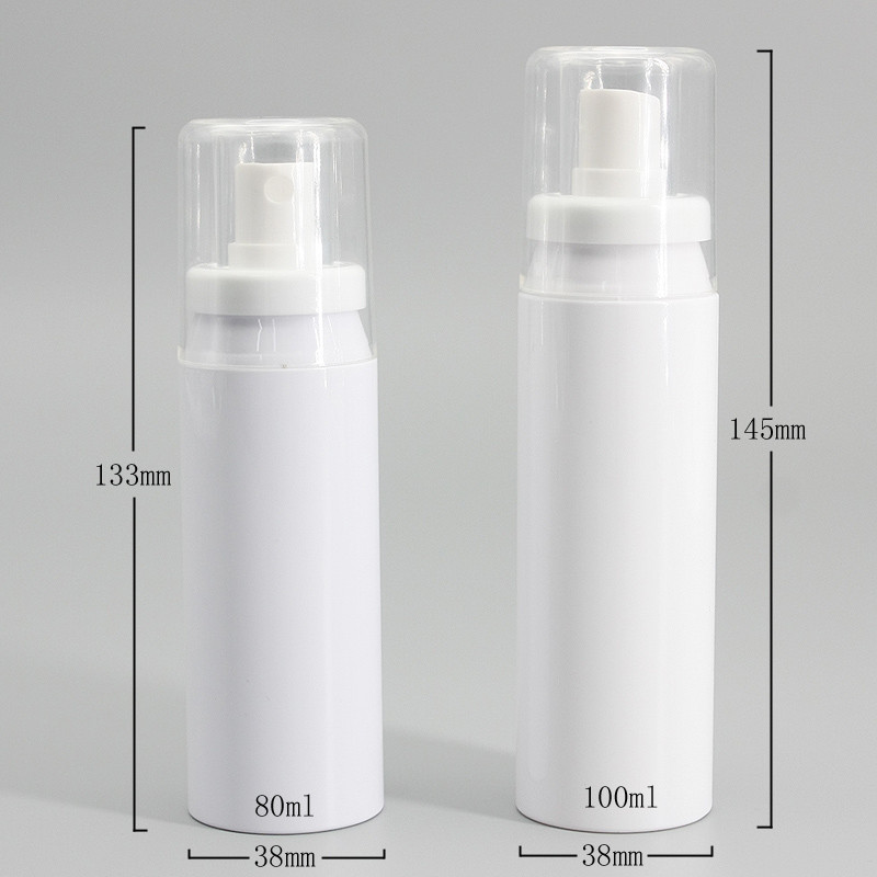 Screen Printing 150ml White Bayonet PET Plastic Spray Bottle