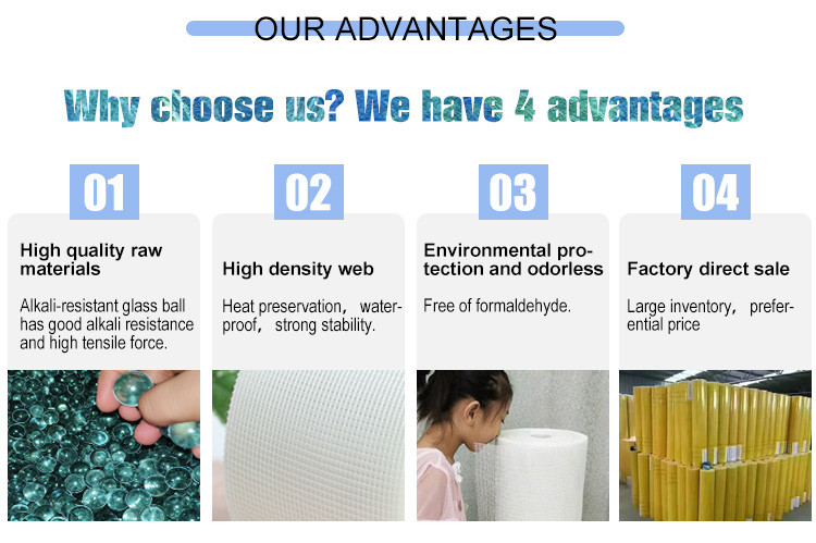 4x4 Building Anticrack Prevent Wall Plaster Fiberglass mesh Net Roll