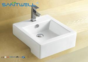 China Dining Room Ceramic Antique Wash Basin with Thin Rim 475*420*160 mm wholesale