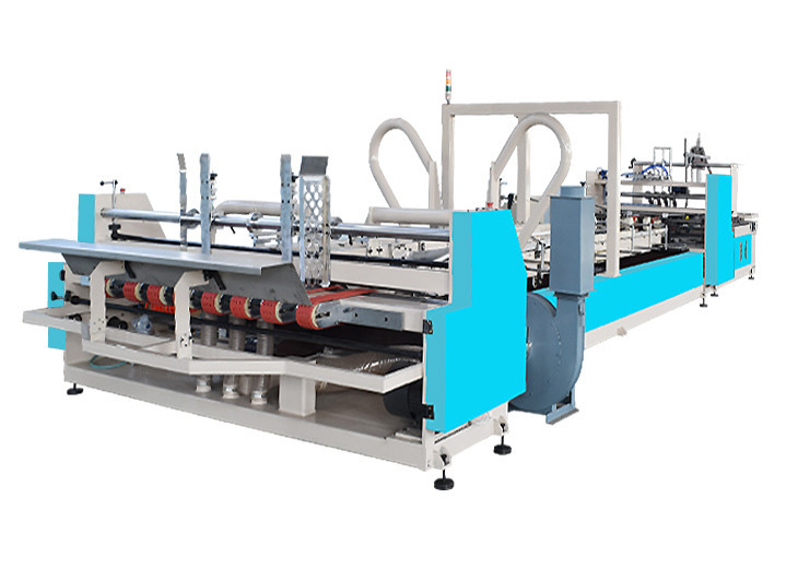 Full Automatic AFG2600 Carton Box Folder Gluer Machine , Box Folding And Gluing Machine