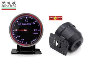 China Universal Turbo Boost Gauge Purple Display with Permanent Magnet Motor wholesale