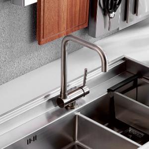 China Single Handle Stainless Steel Kitchen Faucets IPX5 Hidden Folding Caravan Sink Taps wholesale