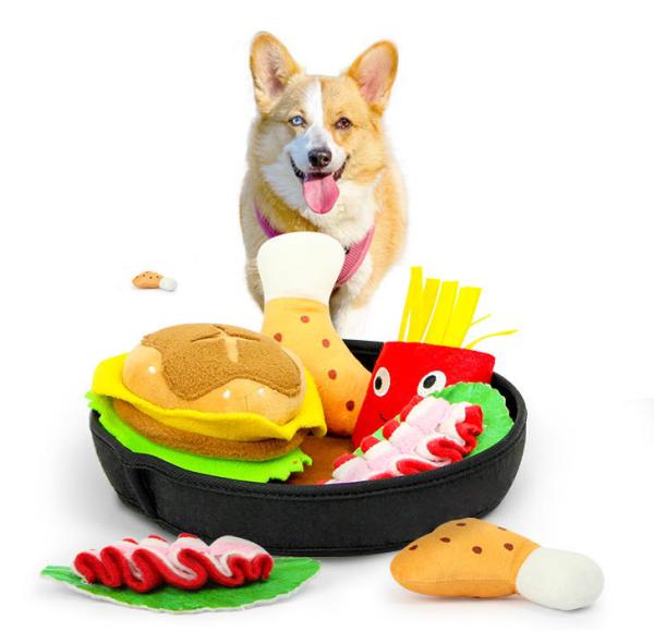 Quality Best Smart Interactive Feed Stuffed Chicken Puppy Puzzle Dog Toy for sale