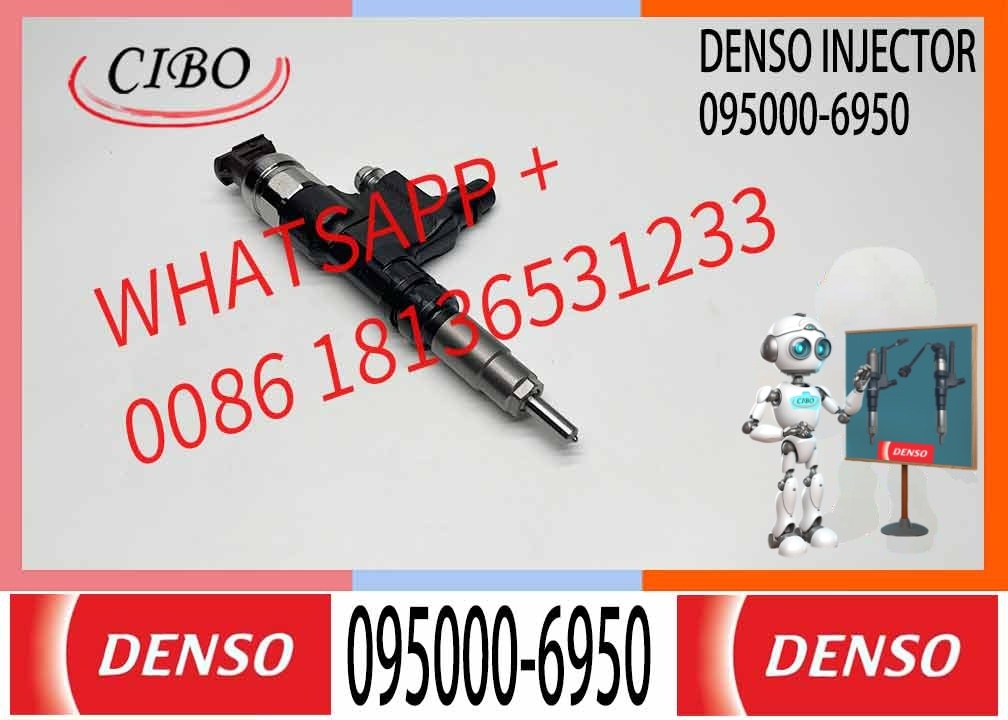 Fuel Injector 095000-6950 23670-E0330 for Hino Truck J05D Engine