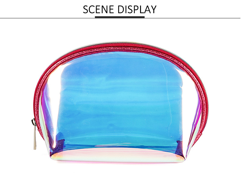 Plastic Zipper Organizer Transparent Pouch Bag