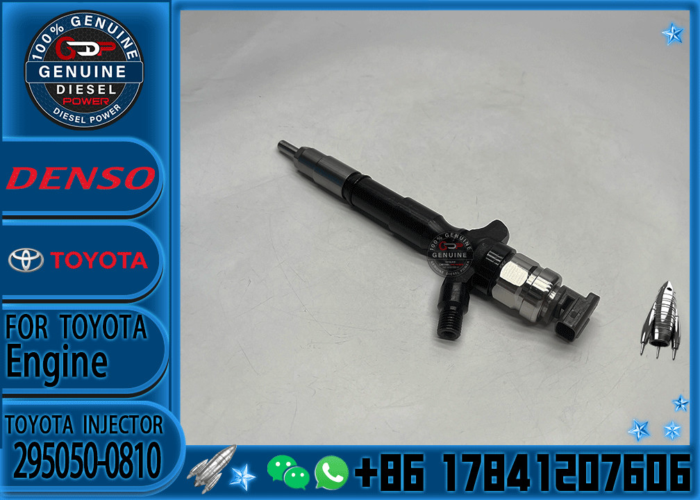 Diesel Injector common rail fuel injector 23670-0L110 295050-0810 2367009380 23670-09380 For Toyota HILUX VIGO 2KD ENGIN