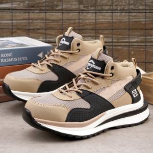 China Light Work Shoes Kevlar Anti-proof Safety Sheos Novel Fashionable Mens Comfortable Safety Shoes Practical wholesale
