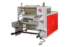 China Two Lines Film Rewinding Machine LDPE Rewinding Width 50-550mm wholesale