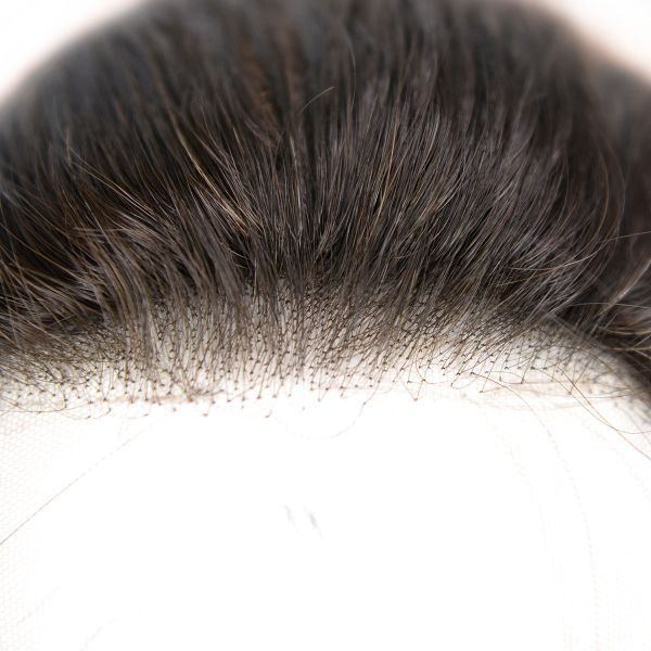 Brown Lace Front Wigs Custom Womens Wigs 14" Straight Hair Texture