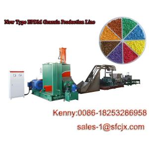 China XJL-200 900kg/H 1500kg/H EPDM Production Line For Rubber Runway wholesale