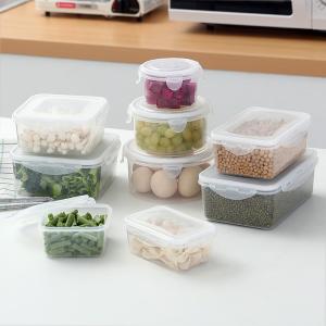 China Square Plastic Lunch Containers 350ml Refrigerator Sealed Storage wholesale