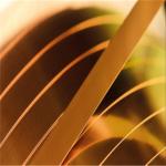 UEW Flat Copper Wire / Solderable Enamelled Copper Wire Polyurethane Insulation