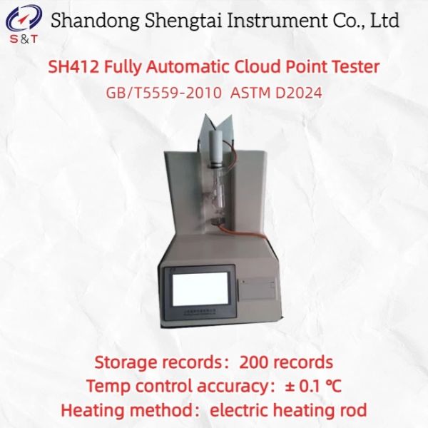 Fully Automatic Cloud Point Tester SH412 for Light Colored Chemicals