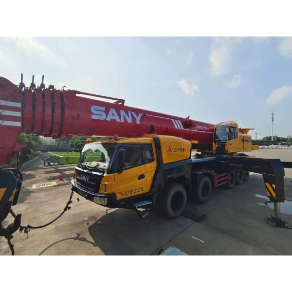 Perfect Original Condition 2015 Sy 125t Truck Crane All Terrain Crane Hydraulic Crane Construction Machinery with New Paint