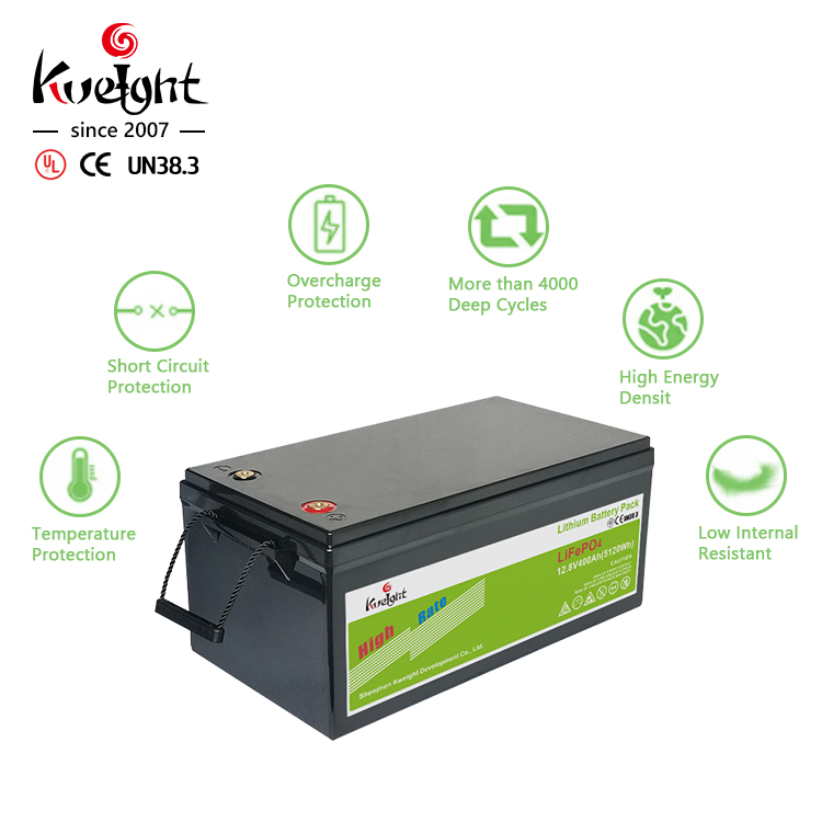 12.8v 400ah Lifepo4 Battery Lithium Ion Battery Pack For Solar System