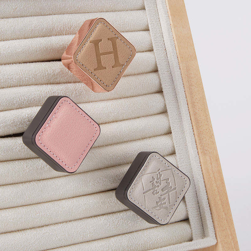 Custom Leather Car Air Freshener Personalised Sustainable
