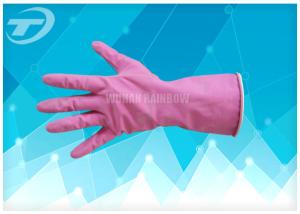 China Piink Household latex Gloves for family use or food industry wholesale