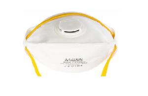 China Elasticated Strap Fold Flat Mask , White Color N95 Valved Respirator Mask wholesale