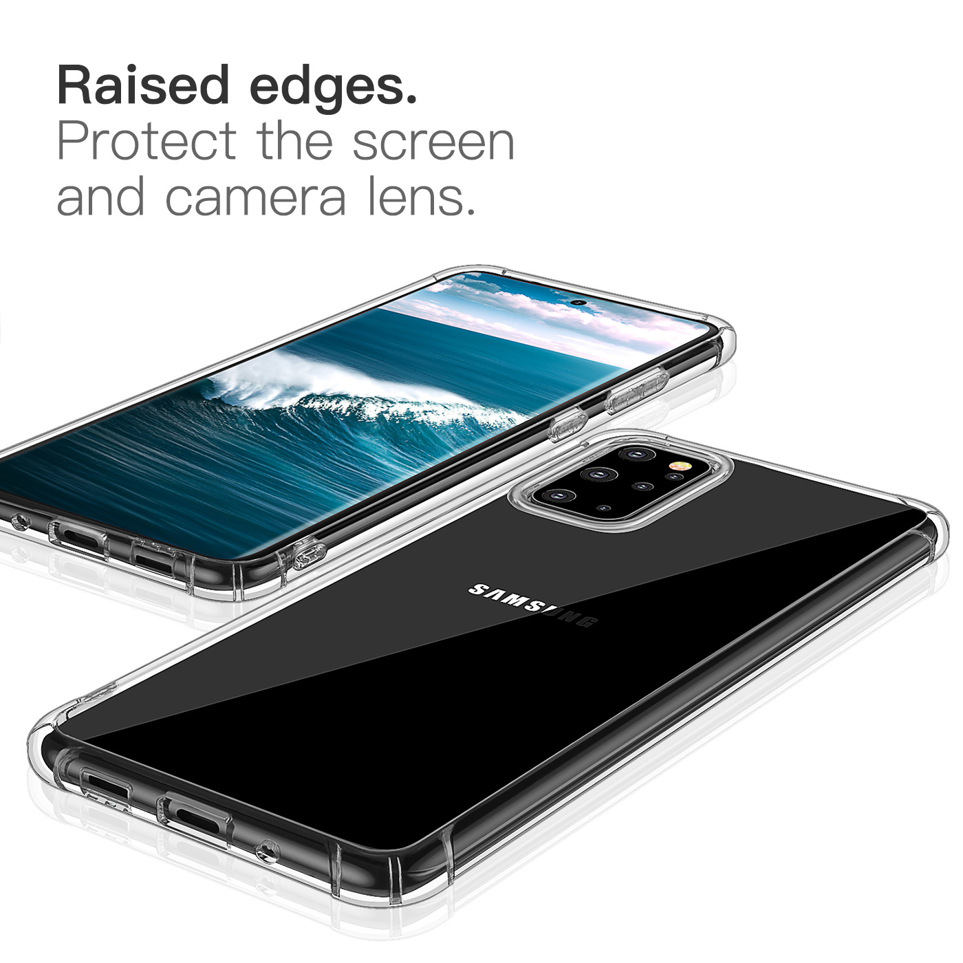 Custom Clear TPU Phone Case For Samsung Galaxy S20 Ultra 100% Test And Transparent Design