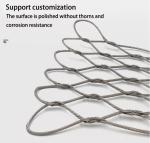 factory direct sale Stainless Steel Wire Rope Mesh screen/net