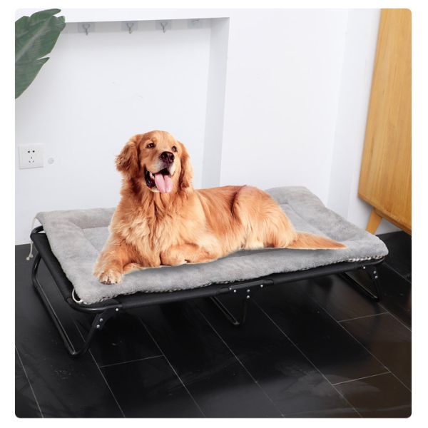 Foldable Installation-Free Pet Camp Bed For Large Medium And Small Dogs