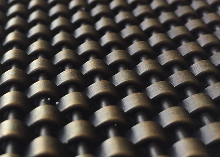 Weave Type Stainless Steel Architectural Metal Screen As Railing Infill Panels