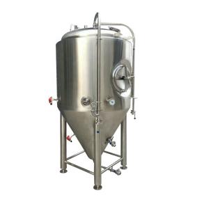 China 100L Stainless Steel Cooling Jacket Conical Fermenter for B2B Homebrewing wholesale