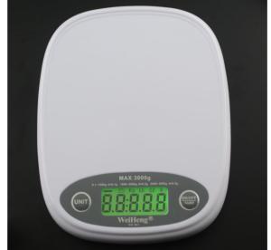 China White / Orange High Precision Kitchen Scale 5kg Max Capacity wholesale