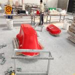 Acrylic Artificial Stone Free Standing Bath Tubs Easy Maintenance