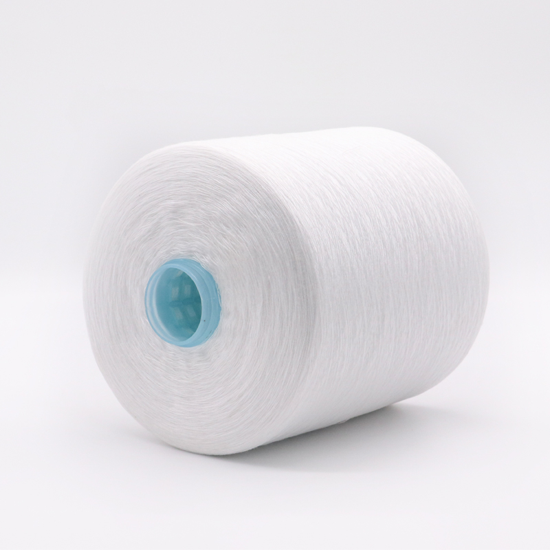 White 1.25kg 40/2 20/3 30/3 100% Spun Polyester Yarn for OEM in Raw White Pattern