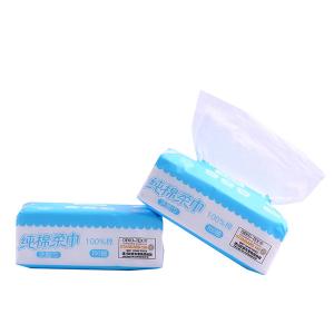 China 100% cotton nonwoven baby facial tissue for baby body cleaning wholesale
