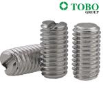 TOBO 304 316 stainless headless screw slotted head screw DIN551