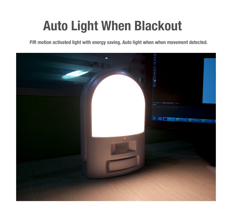 4-IN-1 Bluetooth Smart Family Electric Home Alarm LED Light with Motion Sensor CX601