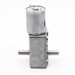 ASLONG JGY-370S 12V/24V 46*32MM Brushed DC Turbine Worm Reduction Motor dual