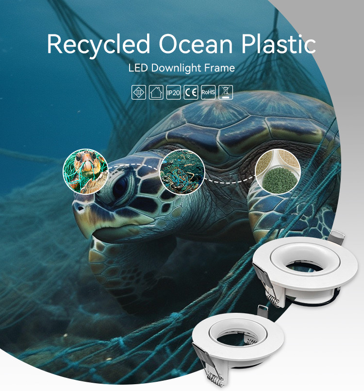 Gyro 360 Rotated Downlight Frames Ocean Led Recessed Light Housing