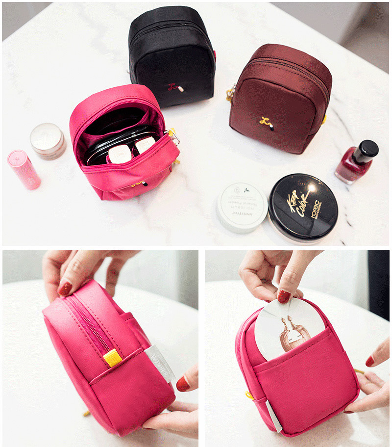 Wholesale Waterproof Polyester Small Pouch Bag Zip for Travel