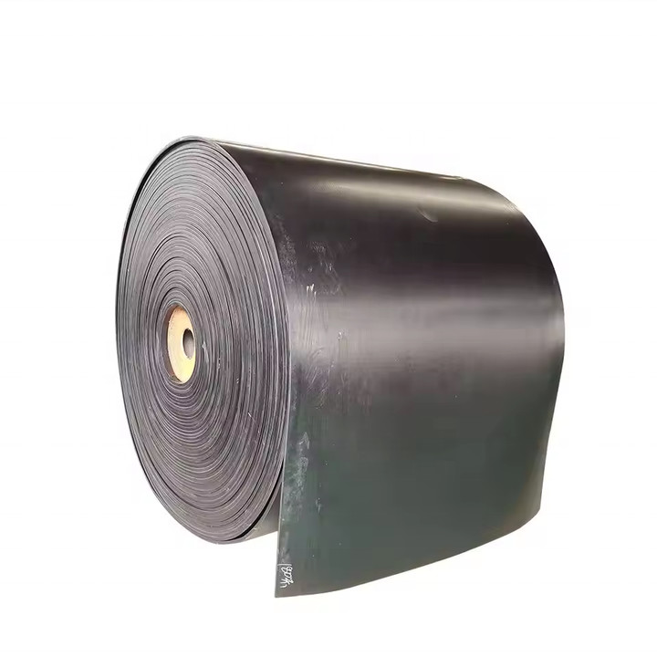 Black Anti-tear Steel Cord Conveyor Belt ST1000 Wire Rope Conveyor Belt For Heavy-Duty Applications