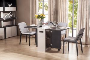 China foldable MDF dining table furniture wholesale