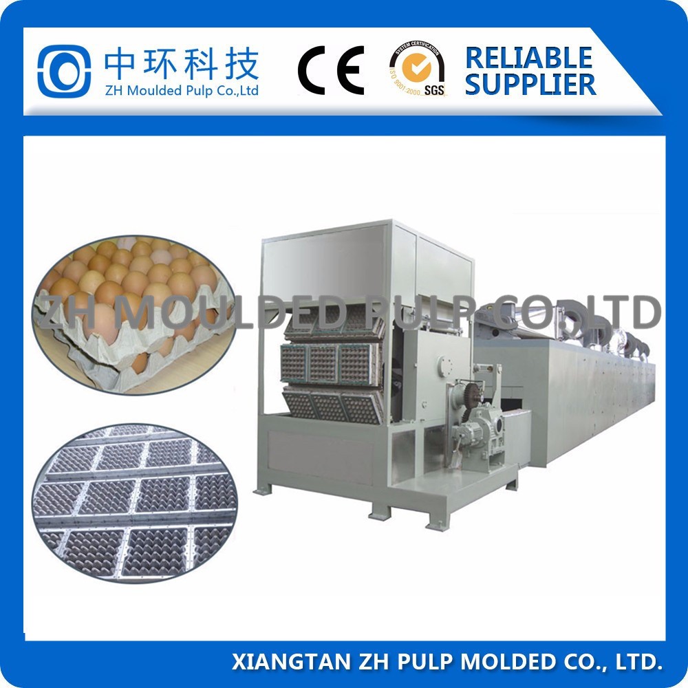 Semi Auto Egg Tray Packaging Machine , Reciprocating Fruit Tray Machine