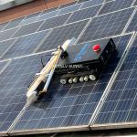 Electric Brush Cleaning Robot for Solar Panel Cleaning in Metallurgical Industry