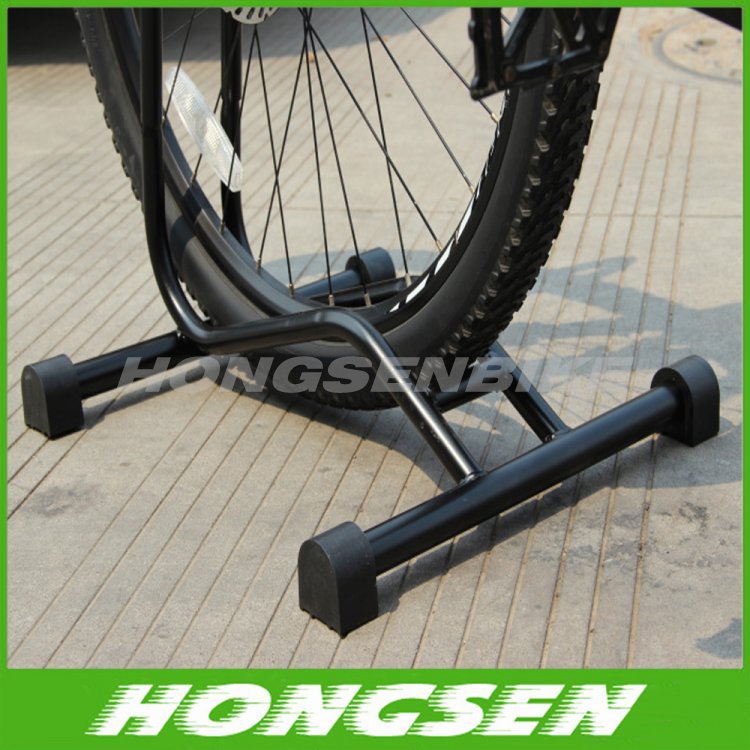 L type bike stand one bicycle frame bike display stand portable rack/bike stand