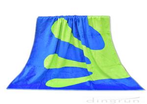China Double Sided Custom Woven Beach Towels , 100% Cotton Beach Towels wholesale