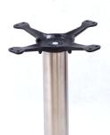 Commercial Stainless Steel Table Legs Chrome Dining Table Base Outdoor Bistro