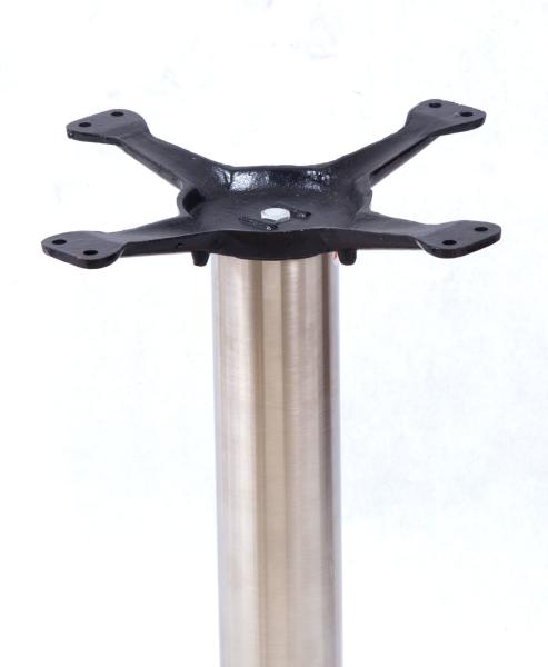 Commercial Stainless Steel Table Legs Chrome Dining Table Base Outdoor Bistro