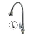 Modern Silver Black 304 Brass Flexible Pull Out Down Kitchen Mixer Tap Sink