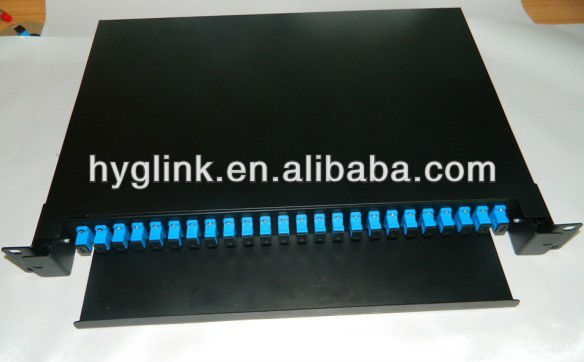 ODF 1U SMA Slider Fiber Optic Patch Panel 8 Port 12 Port