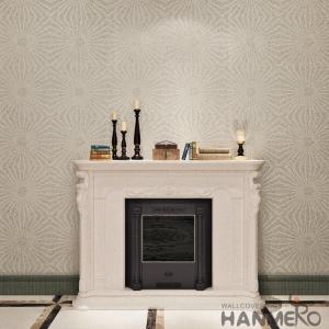 China Luxury Design Interior Wallpaper 0.53*10M Size Plant Fiber Particle for Home wholesale